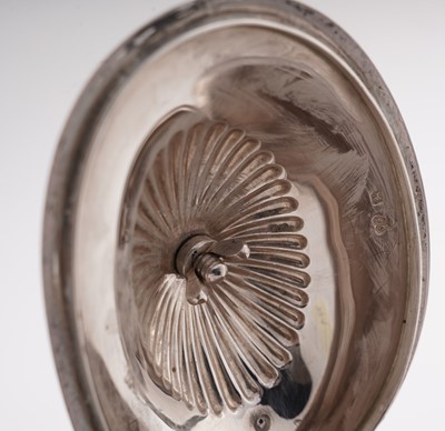 Lot 103 - A late Victorian/Edwardian silver three-piece tea set