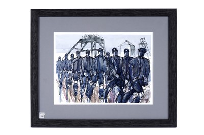Lot 700 - Tom Dack - Comrades | watercolour