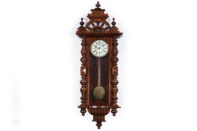 Lot 160 - Two 8-day wall clocks