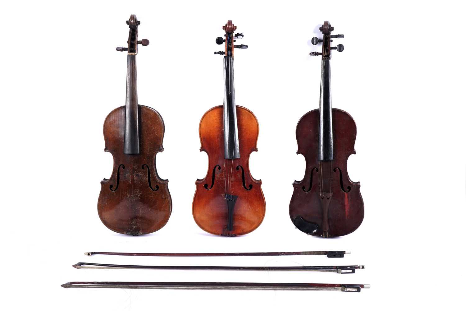 Lot 40 - Three violins