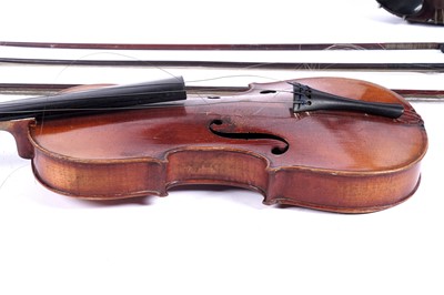 Lot 40 - Three violins