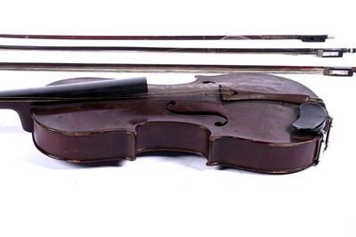 Lot 40 - Three violins
