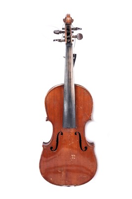 Lot 43 - Three violins for repair