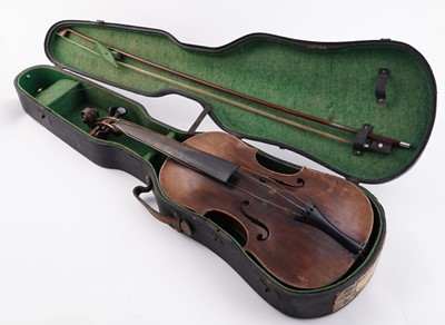 Lot 44 - Three violins for repair