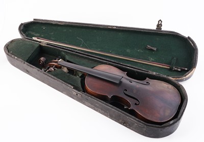 Lot 46 - Two violins for restoration