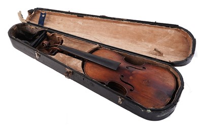 Lot 46 - Two violins for restoration