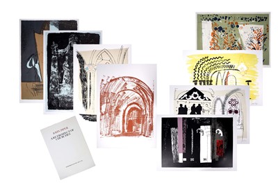 Lot 286 - John Piper - Eight signed prints from 'A Retrospect of Churches' | lithographs