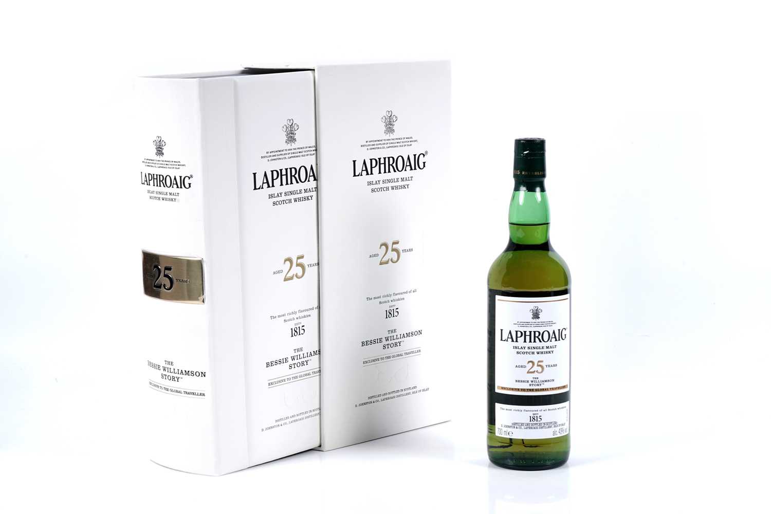 Lot 556 - Laphroaig 'The Bessie Williamson Story' 25 Year Old Islay Single Malt Scotch Whisky