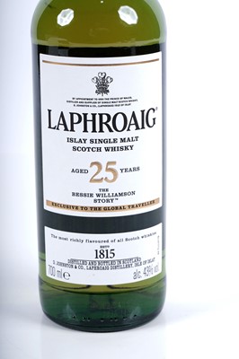 Lot 556 - Laphroaig 'The Bessie Williamson Story' 25 Year Old Islay Single Malt Scotch Whisky