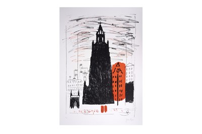 Lot 292 - John Piper - St Nicholas, Liverpool | lithograph