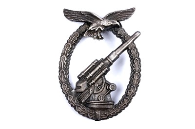Lot 709 - German Second World War Luftwaffe Anti-Aircraft war badge