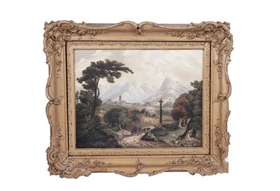 Lot 177 - E. Ormsby - A Continental landscape | oil
