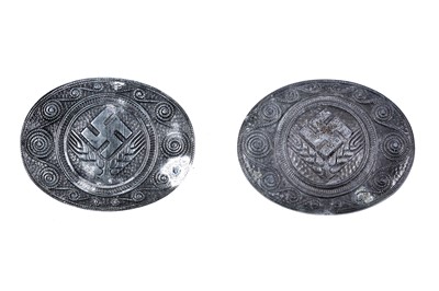 Lot 321 - Two German Third Reich period RAD Woman's Labour Corps brooch badges