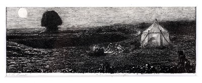 Lot 772 - William Holman Hunt - The Desolation of Egypt | etching