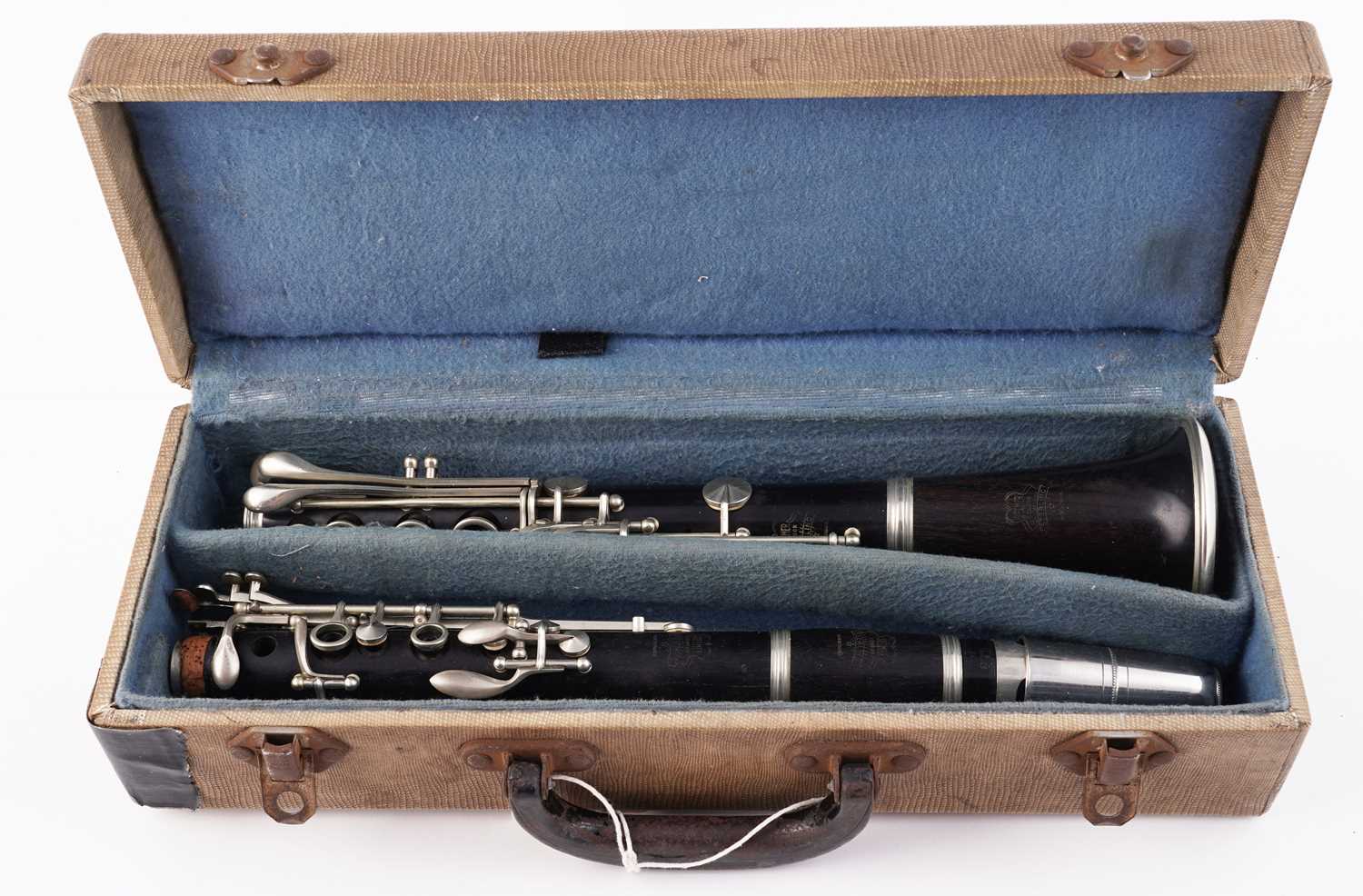 Lot 5 - A Selmer Sterling clarinet; and a small pig skin case