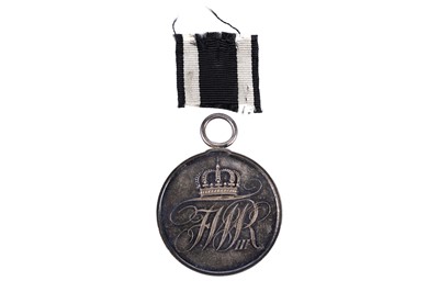 Lot 606 - A Frederick William III Prussian State of Merit medal