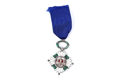 Lot 618 - Serbian Order of the Yugoslav Cross officer's breast badge