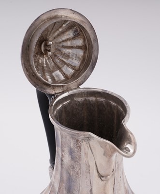 Lot 46 - A mid-18th Century Maltese silver coffee pot