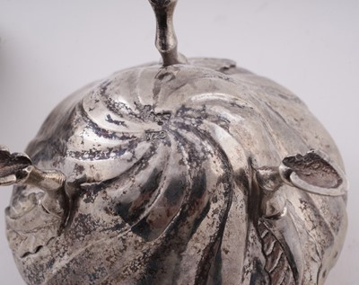 Lot 157 - A late 18th Century Maltese silver sugar bowl