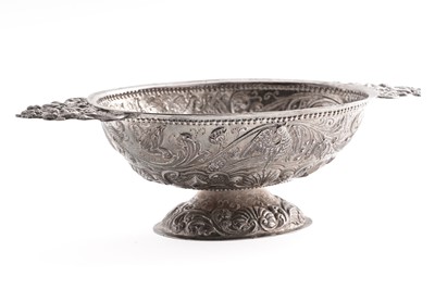 Lot 589 - A late 19th Century Dutch silver brandy bowl