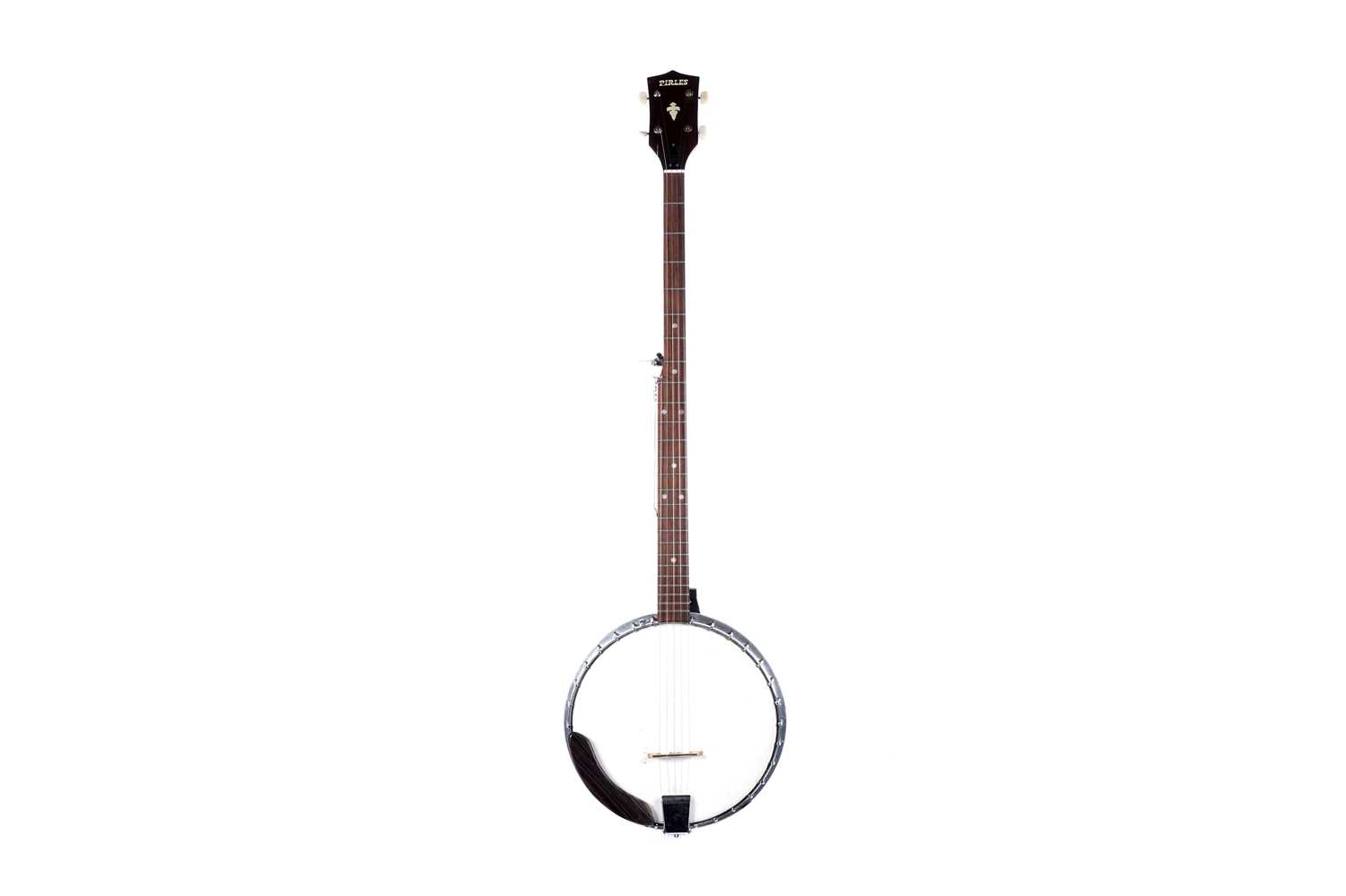 Lot 63 - A Pirles long neck banjo