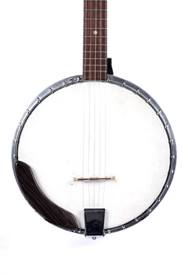 Lot 63 - A Pirles long neck banjo