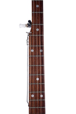 Lot 63 - A Pirles long neck banjo
