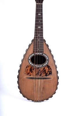 Lot 67 - A bowl back mandolin Ferrari Naples
