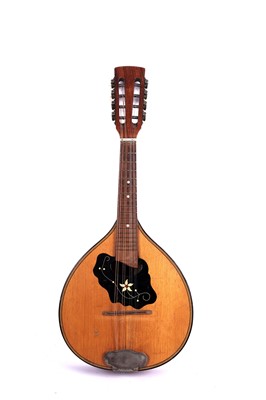 Lot 443 - A Romanian style twelve-string mandolin