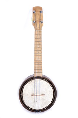 Lot 66 - Two ukulele banjos; and a mandolin banjo