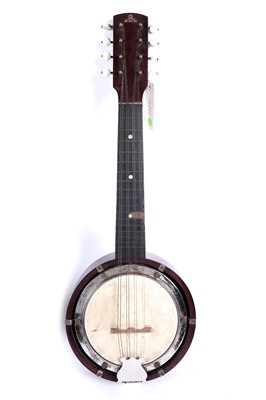 Lot 66 - Two ukulele banjos; and a mandolin banjo