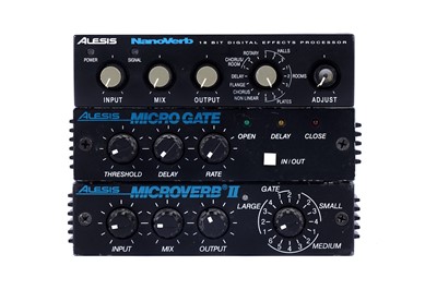Lot 174 - An Alesis NanoVerb; and other items