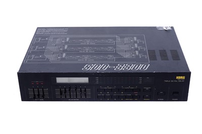Lot 178 - A Koeg SD3300 rack mounted triple delay