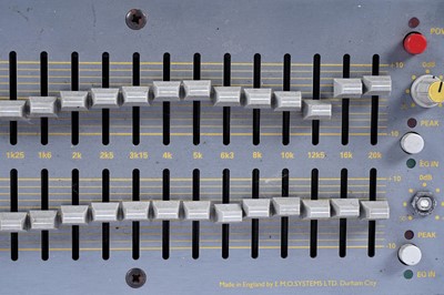 Lot 180 - An EMO systems dual 31 band graphic equalizer