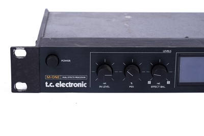 Lot 181 - A T.C. Electronics M-one effects processor; and a T.C. Electronics Finalizer mastering processor