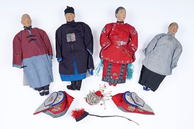 Lot 290 - A collection of early 20th Century Chinese opera dolls