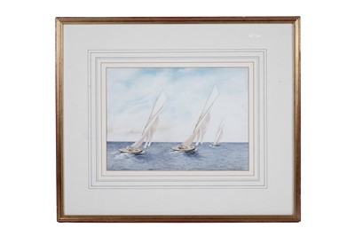 Lot 581 - William Lionel Wyllie - Racing Yachts | watercolour