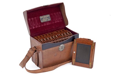 Lot 386 - A collection of three Edwardian plate cameras