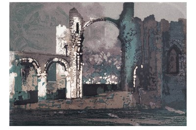 Lot 144 - Norman Wade- Lindisfarne Priory | lithograph