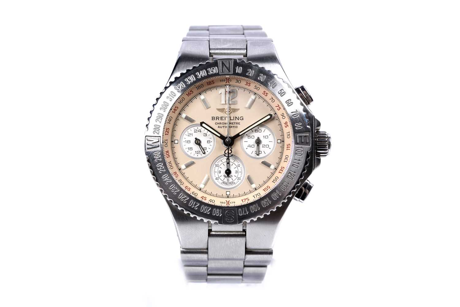 Lot 773 - Breitling Hercules: a stainless steel cased automatic chronometer wristwatch
