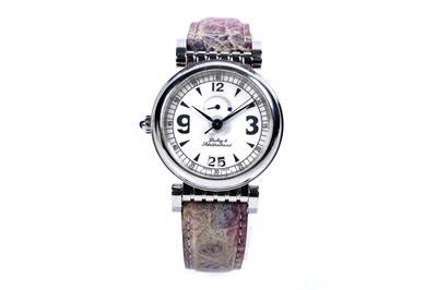 Lot 404 - Dubey & Schaldenbrand Spiral Cap: a stainless steel cased lady's left-handed automatic wristwatch