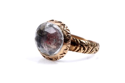 Lot 935 - A Queen Anne period mourning ring