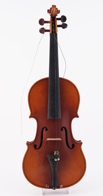 Lot 49 - A Compagnon violin; and a Chinese Lark violin