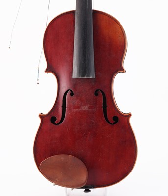 Lot 49 - A Compagnon violin; and a Chinese Lark violin