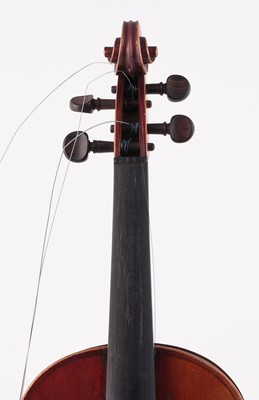 Lot 49 - A Compagnon violin; and a Chinese Lark violin