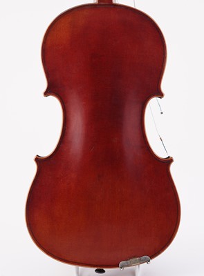 Lot 49 - A Compagnon violin; and a Chinese Lark violin