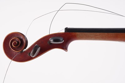 Lot 49 - A Compagnon violin; and a Chinese Lark violin