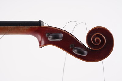 Lot 49 - A Compagnon violin; and a Chinese Lark violin