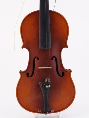 Lot 49 - A Compagnon violin; and a Chinese Lark violin