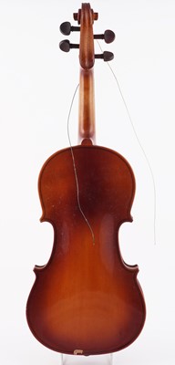 Lot 49 - A Compagnon violin; and a Chinese Lark violin